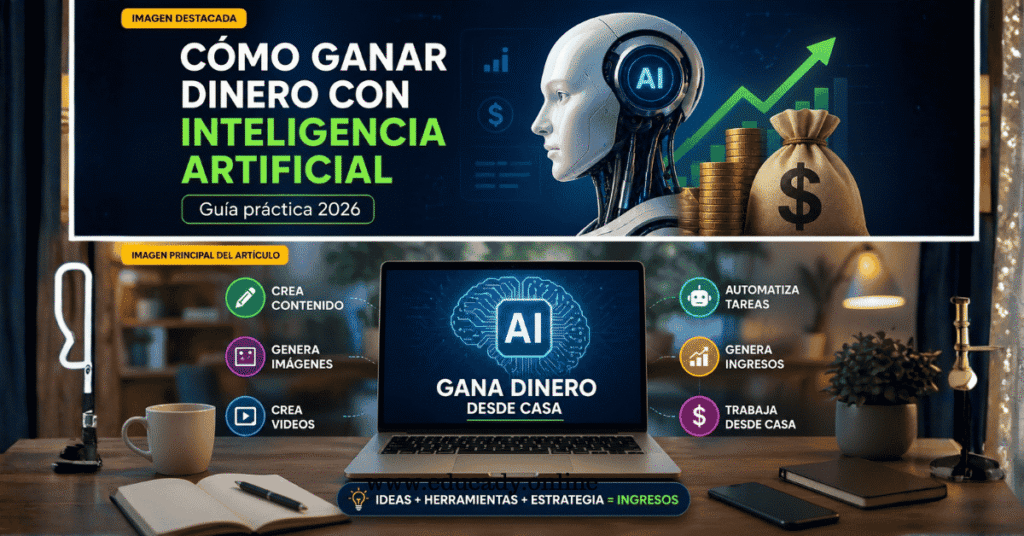 Ideas para ganar dinero con inteligencia artificial
